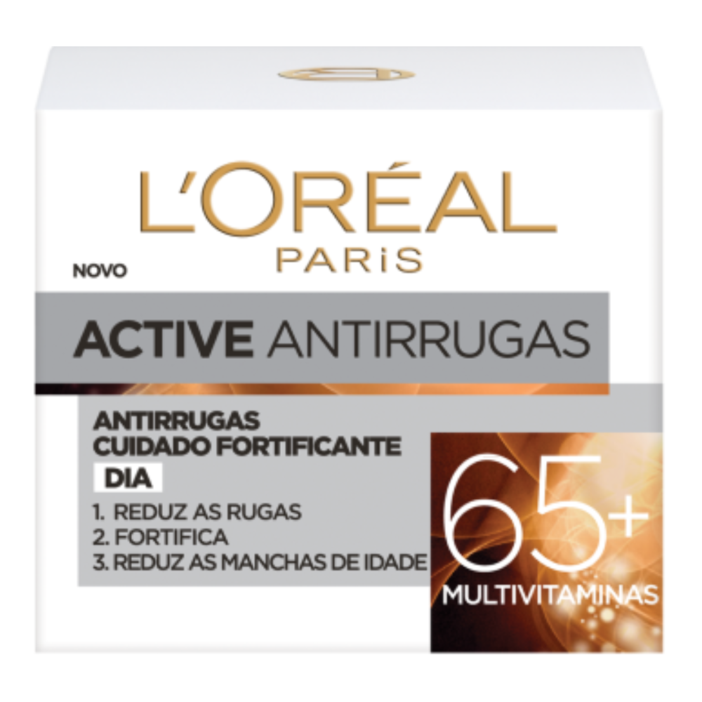 L'Oréal Paris Cuidado activo antiarrugas fortificante Crema de día 65 ...